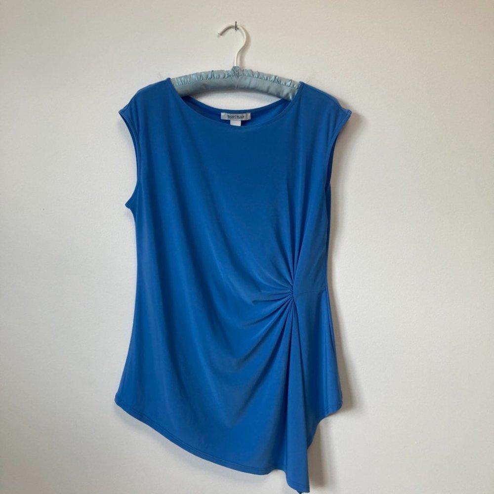 Asymmetric tunic top